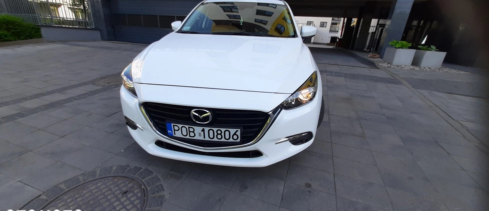 Mazda 3 cena 52700 przebieg: 72800, rok produkcji 2017 z Warszawa małe 781